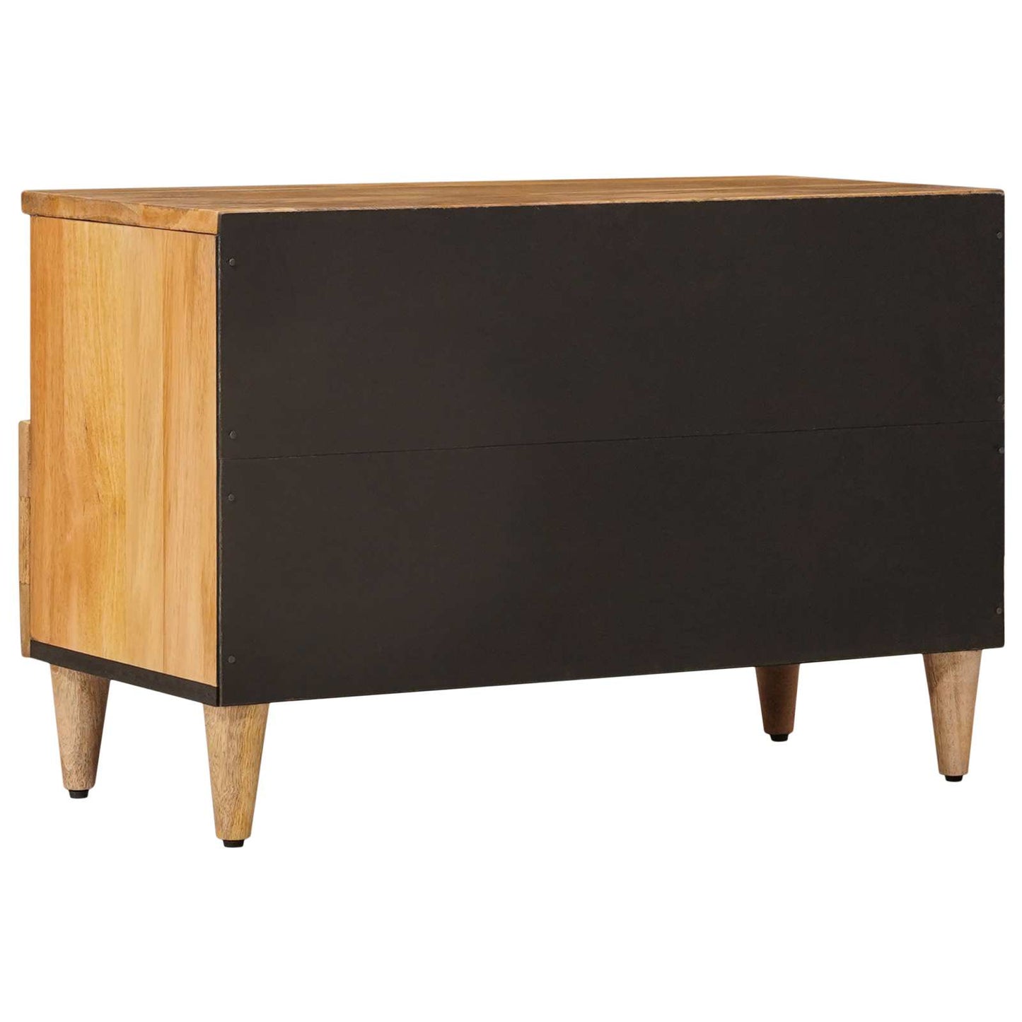 Mobile TV Naturale 70 x 33 x 46 cm Legno di mango massello