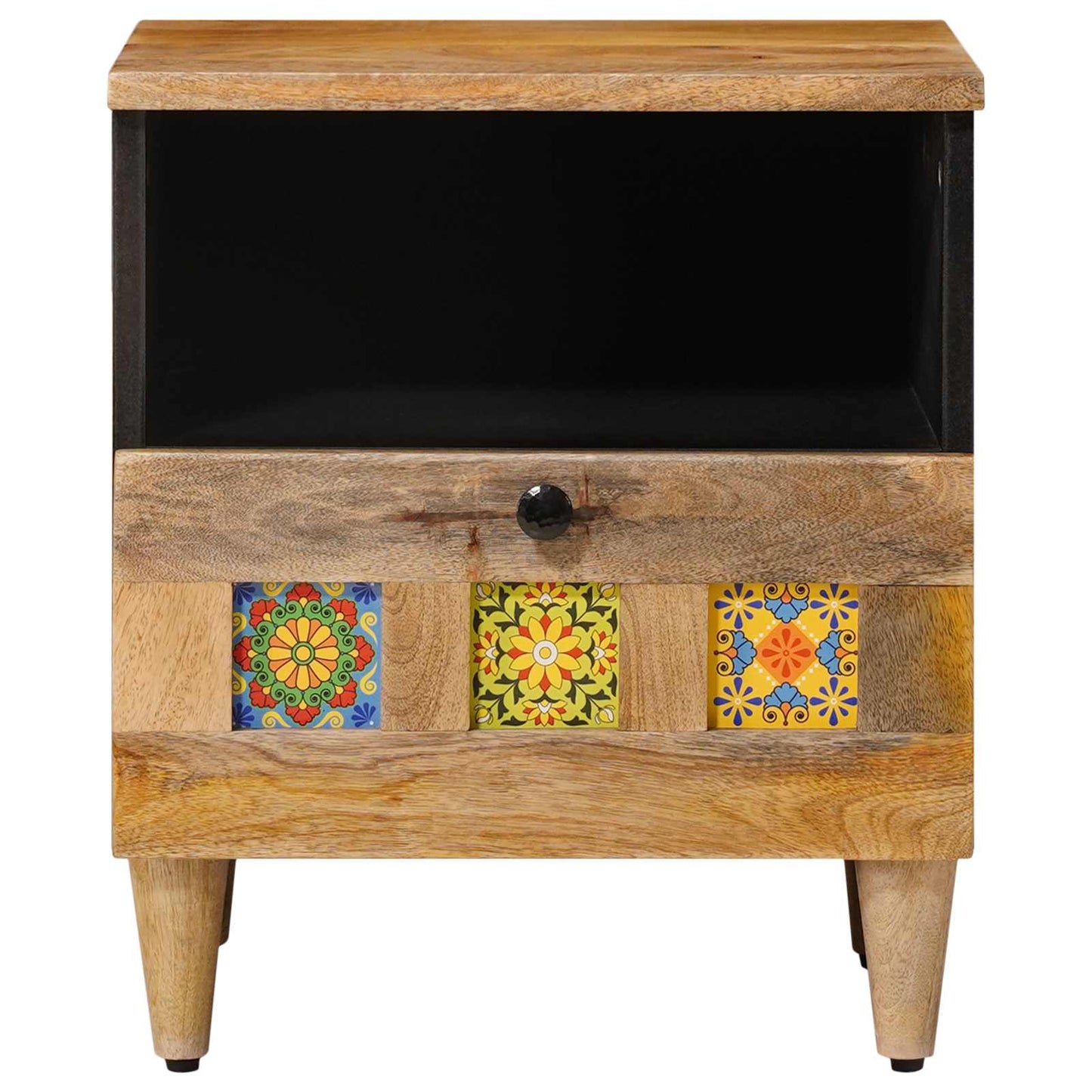 Armadio da Notte con cassetto Naturale 40 x 33 x 46 cm