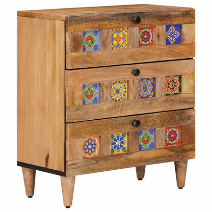 Armadio da Notte con cassetto Naturale 50 x 33 x 62 cm
