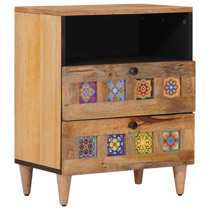 Armadio da Notte con cassetto Naturale 50 x 33 x 60 cm