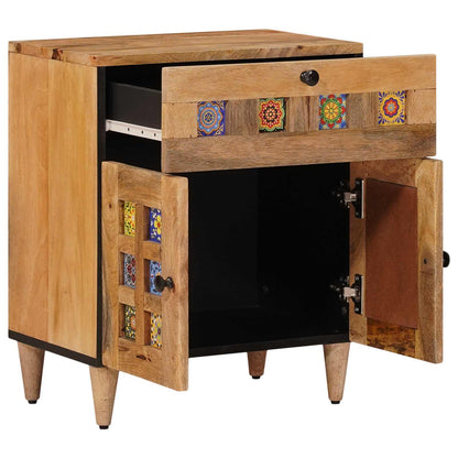 Armadio da Notte con cassetto Naturale 50 x 33 x 60 cm