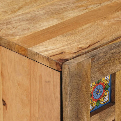 Mobile Appeso da Bagno con porta Naturale 38 x 33,5 x 48 cm
