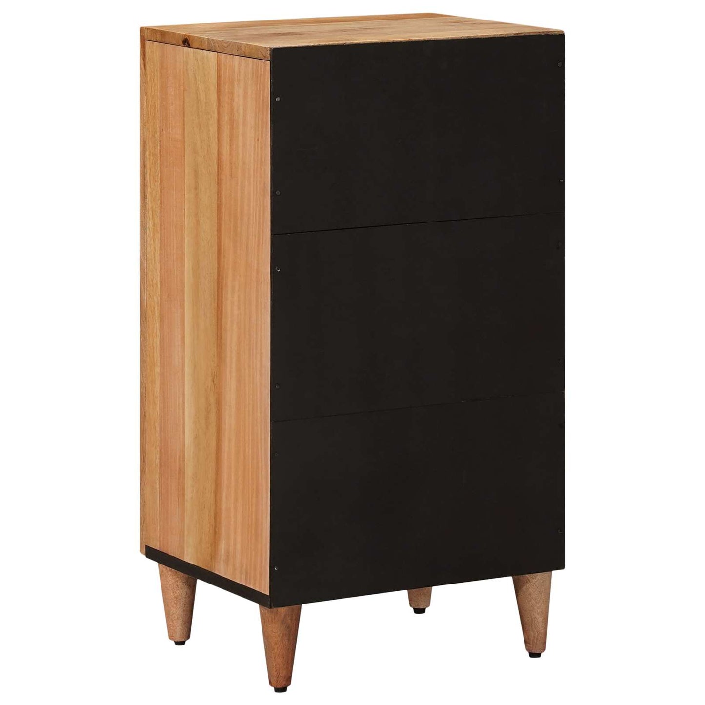 Credenza Naturale 40 x 33,5 x 75 cm Legno di mango massello
