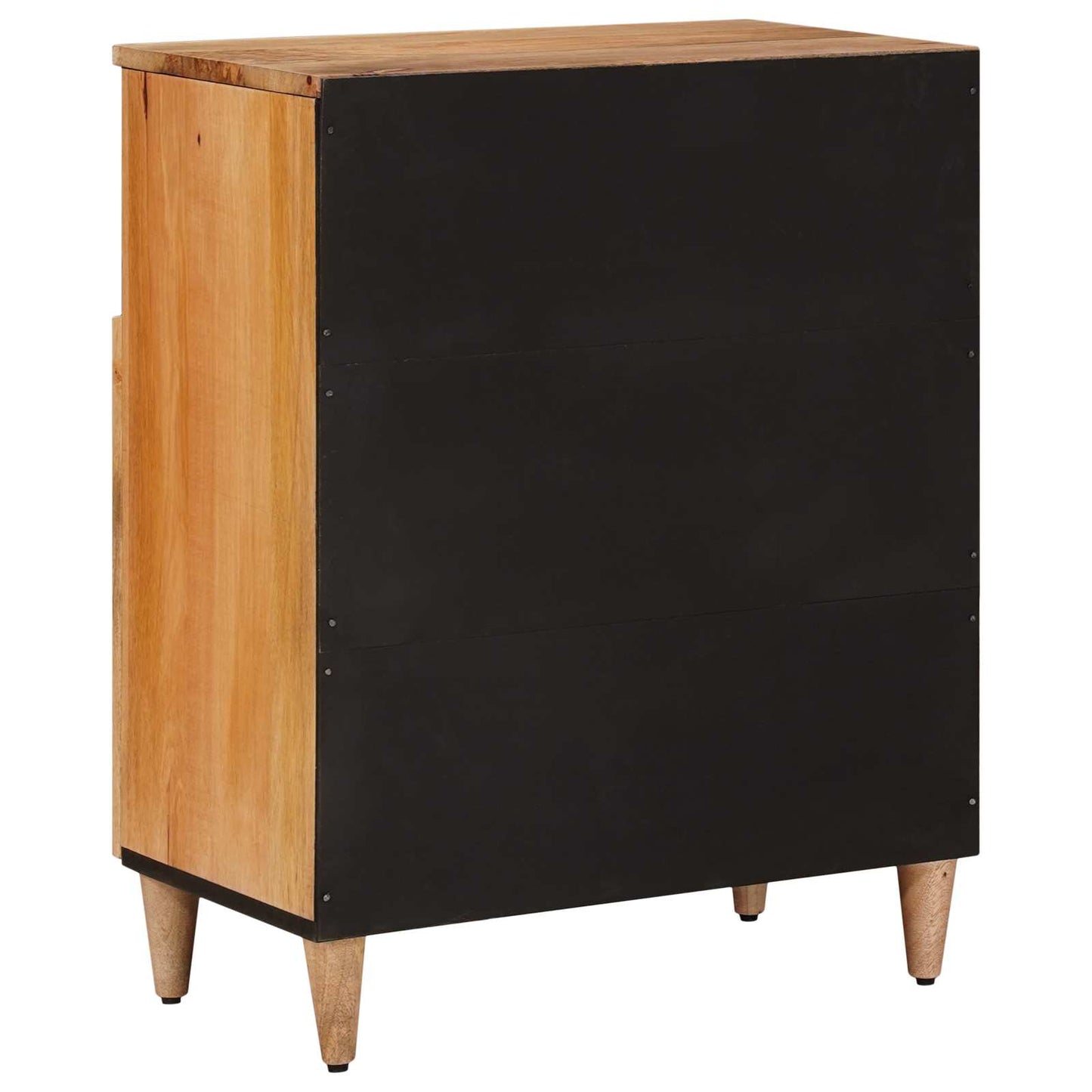 Credenza Naturale 60 x 33,5 x 75 cm Legno di mango massello