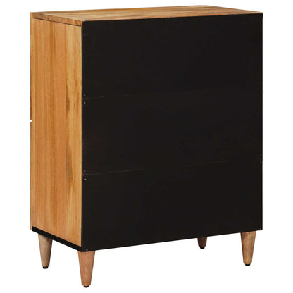 Credenza Naturale 60 x 33,5 x 75 cm Legno di mango massello