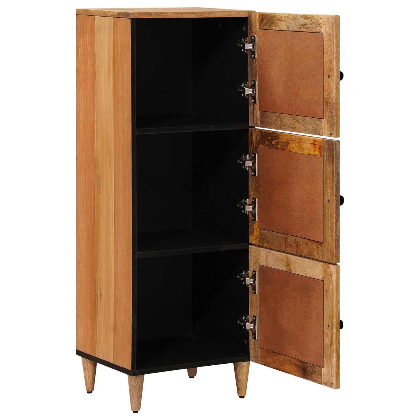 Credenza Naturale 40 x 33 x 110 cm Legno di mango massello