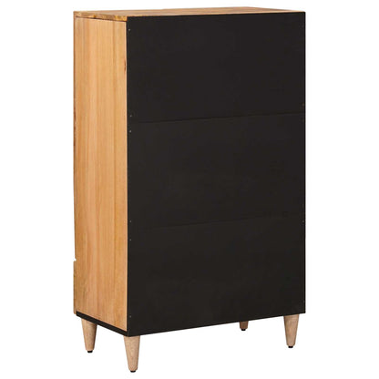Credenza Naturale 60 x 33,5 x 100 cm Legno di mango massello