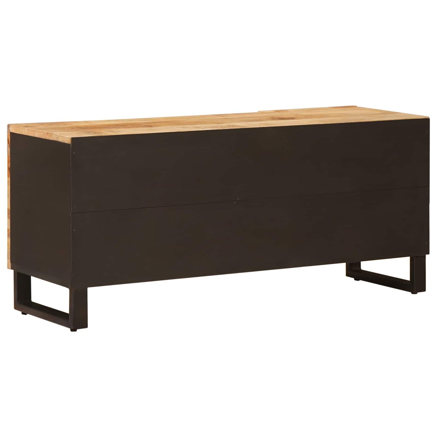 Mobile TV Marrone 105 x 33 x 46 cm Legno di mango massello