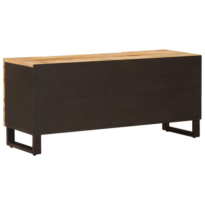 Mobile TV Marrone 105 x 33 x 46 cm Legno di mango massello