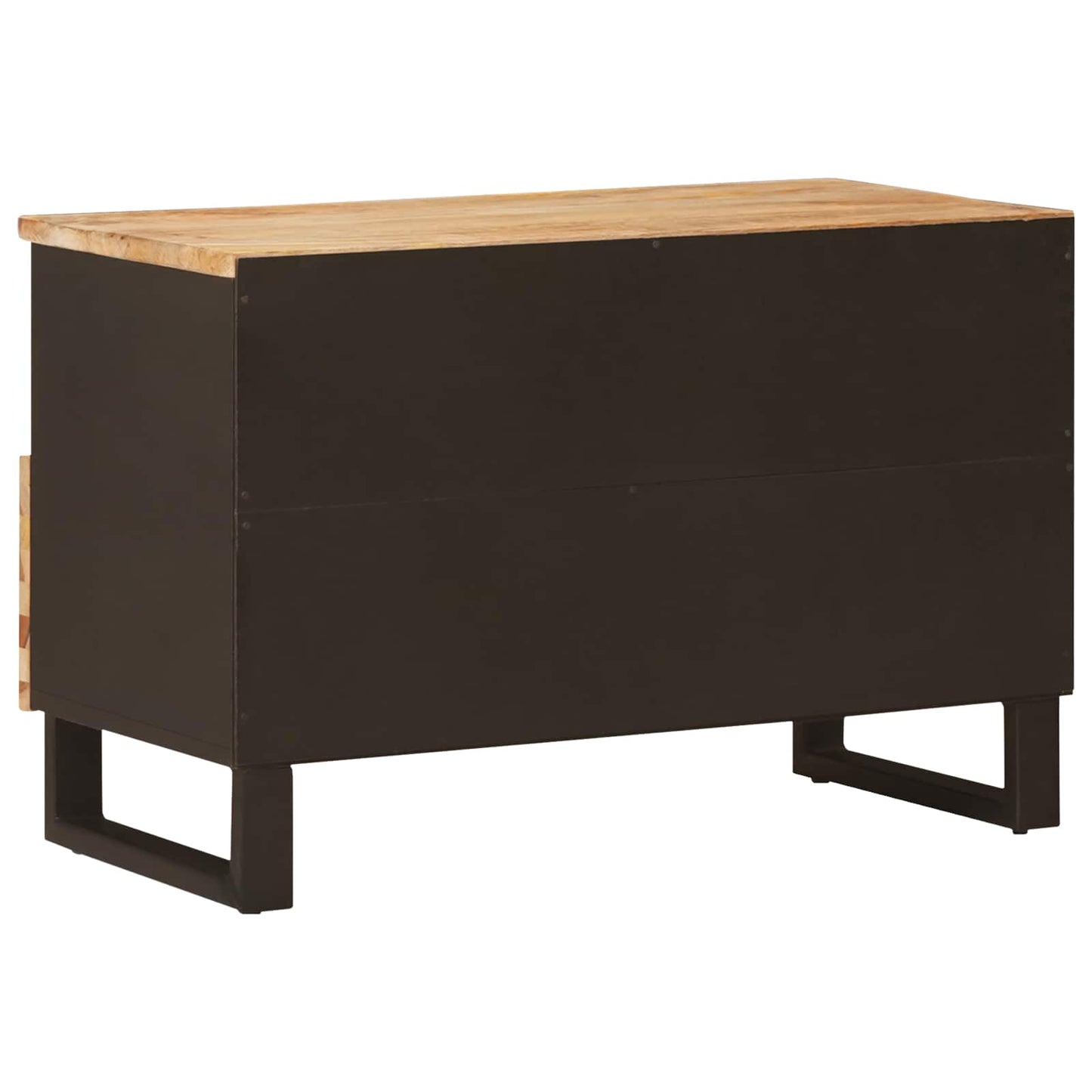 Mobile TV Marrone 70 x 33 x 46 cm Legno di mango massello