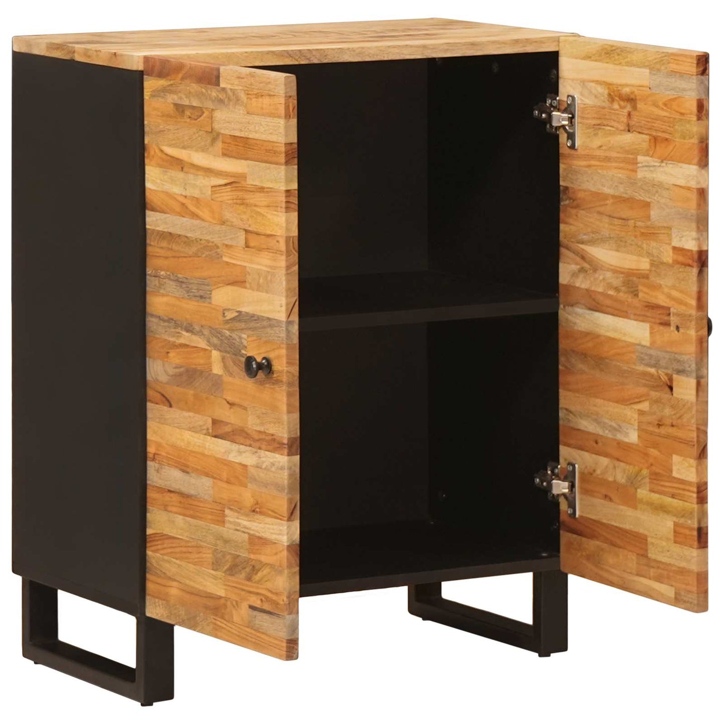 Credenza con Ripostiglio Marrone 60 x 33 x 75 cm