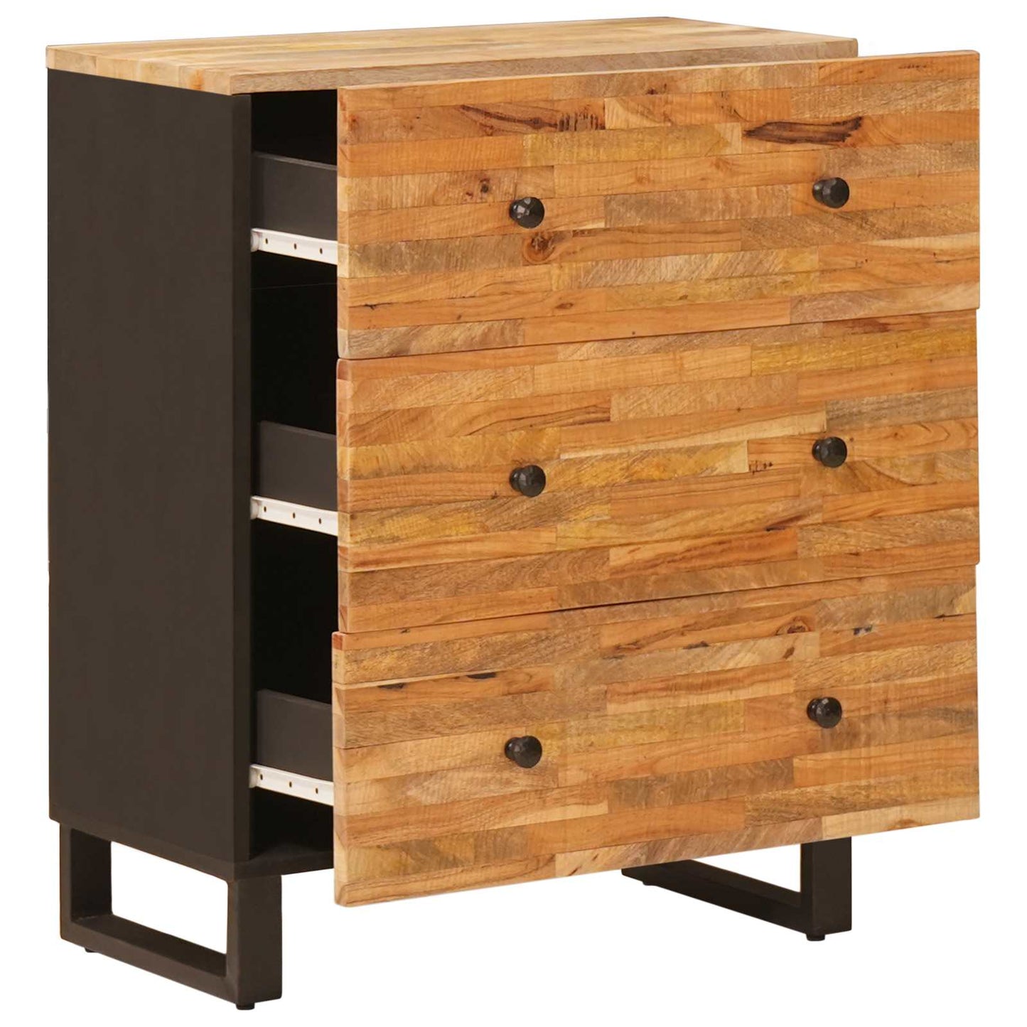 Credenza con Ripostiglio Marrone 60 x 33 x 75 cm