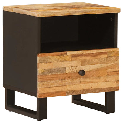 Mobiletto da Letto con cassetto Marrone 40 x 33 x 46 cm