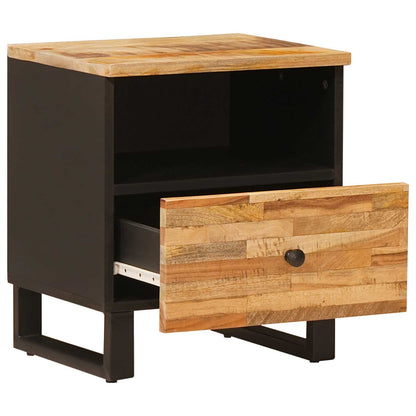 Mobiletto da Letto con cassetto Marrone 40 x 33 x 46 cm