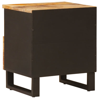 Mobiletto da Letto con cassetto Marrone 40 x 33 x 46 cm