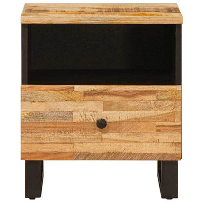 Mobiletto da Letto con cassetto Marrone 40 x 33 x 46 cm