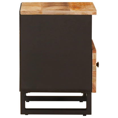 Mobiletto da Letto con cassetto 2 pcs Marrone 40 x 33 x 46 cm