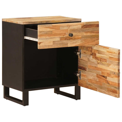 Mobiletto da Letto con cassetto Marrone 50 x 33 x 60 cm