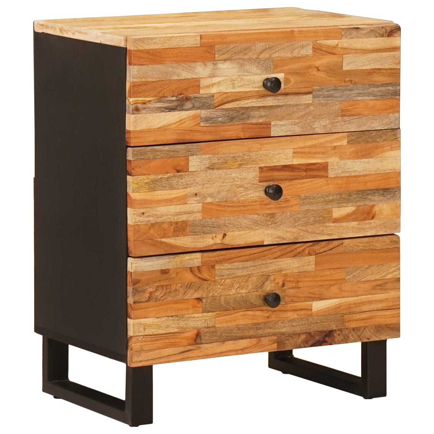 Mobiletto da Letto con cassetto Marrone 50 x 33 x 62 cm