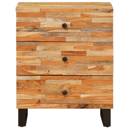 Mobiletto da Letto con cassetto Marrone 50 x 33 x 62 cm