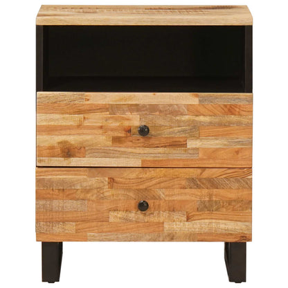 Mobiletto da Letto con cassetto Marrone 50 x 33 x 62 cm