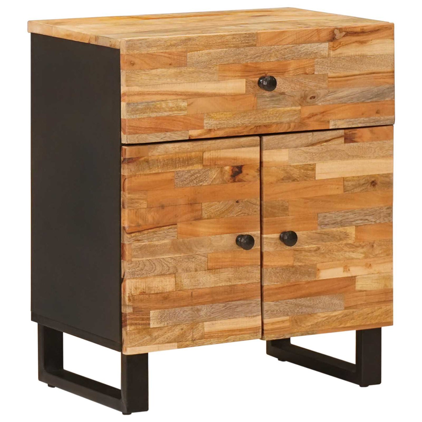 Mobiletto da Letto con cassetto Marrone 50 x 33 x 60 cm