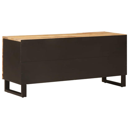 Mobile TV Marrone 105 x 33 x 46 cm Legno di mango massello