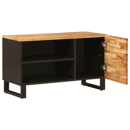 Mobile TV Marrone 80 x 33 x 46 cm Legno di mango massello