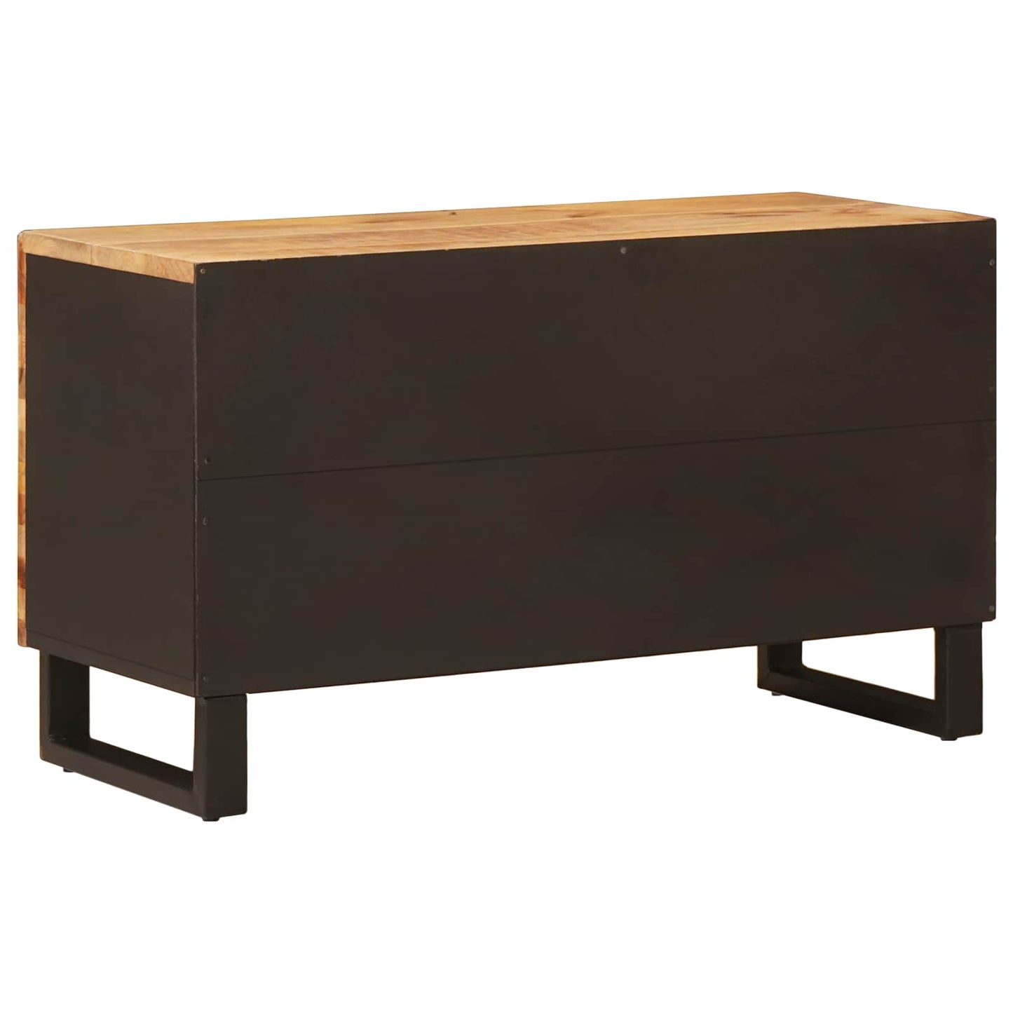 Mobile TV Marrone 80 x 33 x 46 cm Legno di mango massello