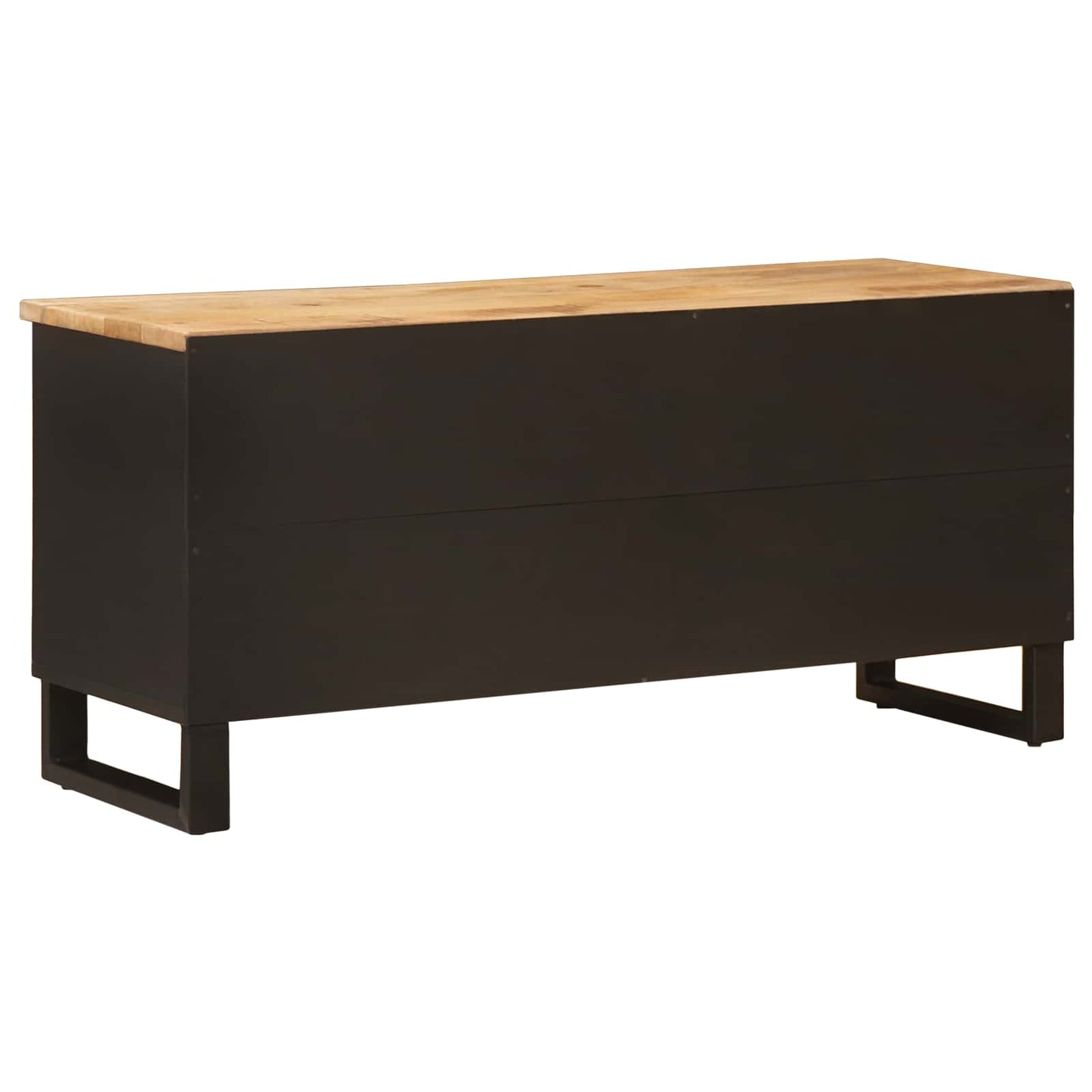 Mobile TV Marrone 100 x 33 x 46 cm Legno di mango massello