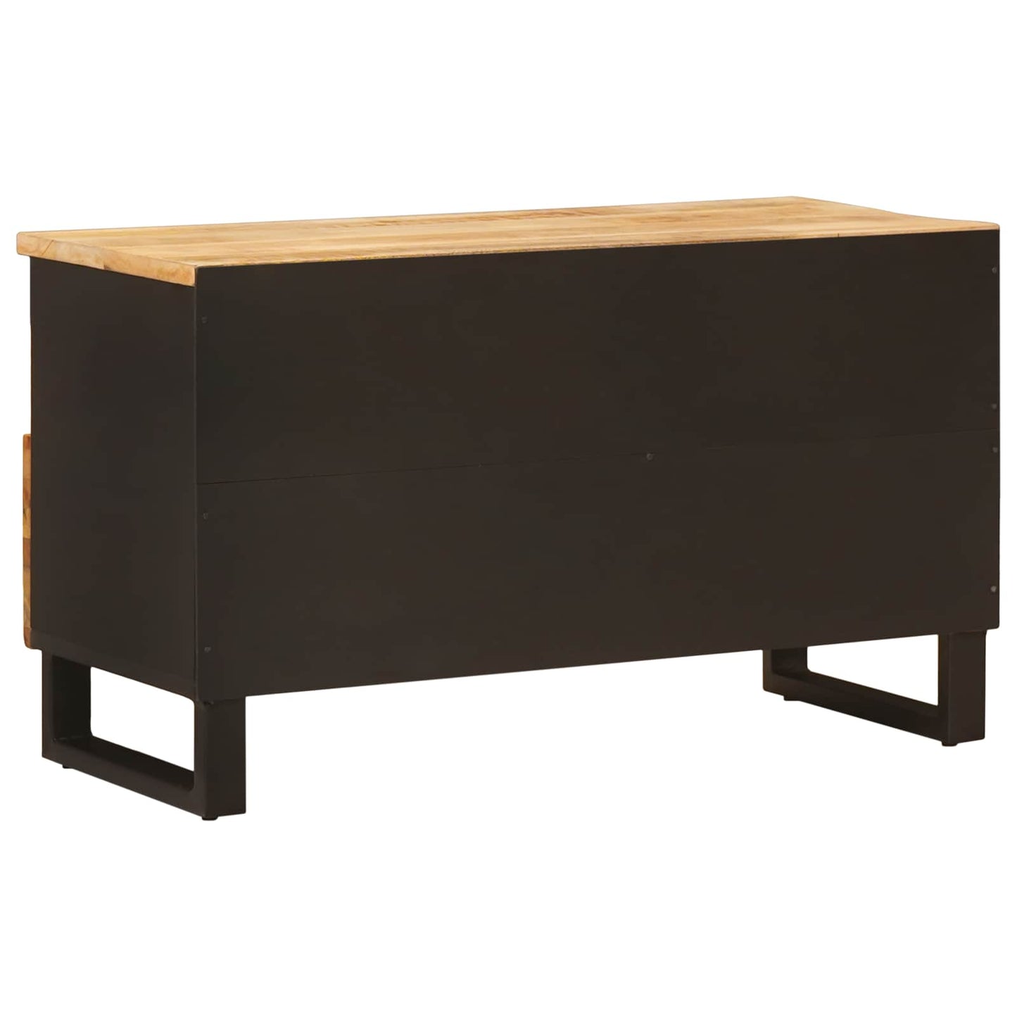 Mobile TV Marrone 80 x 33 x 46 cm Legno di mango massello