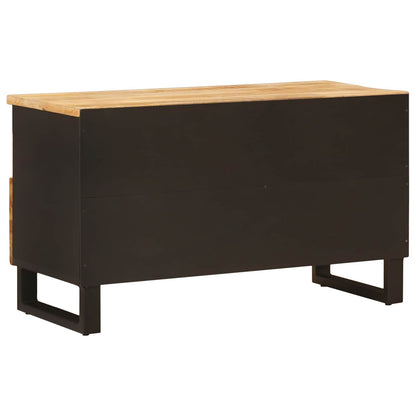 Mobile TV Marrone 80 x 33 x 46 cm Legno di mango massello