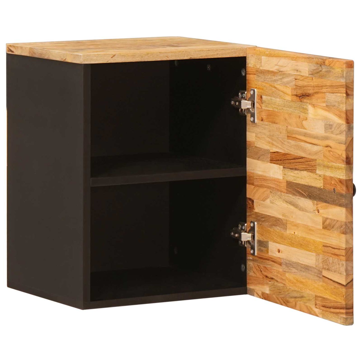 Mobile Appeso da Bagno con porta Naturale 38 x 33 x 48 cm