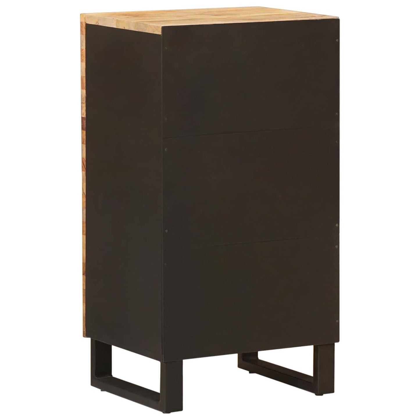 Mobile laterale Marrone 40 x 33 x 75 cm Legno di mango massello