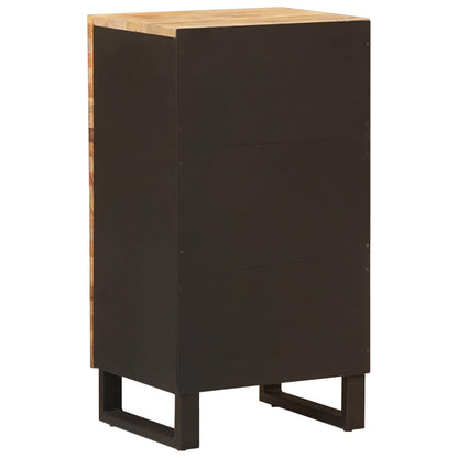 Mobile laterale Marrone 40 x 33 x 75 cm Legno di mango massello