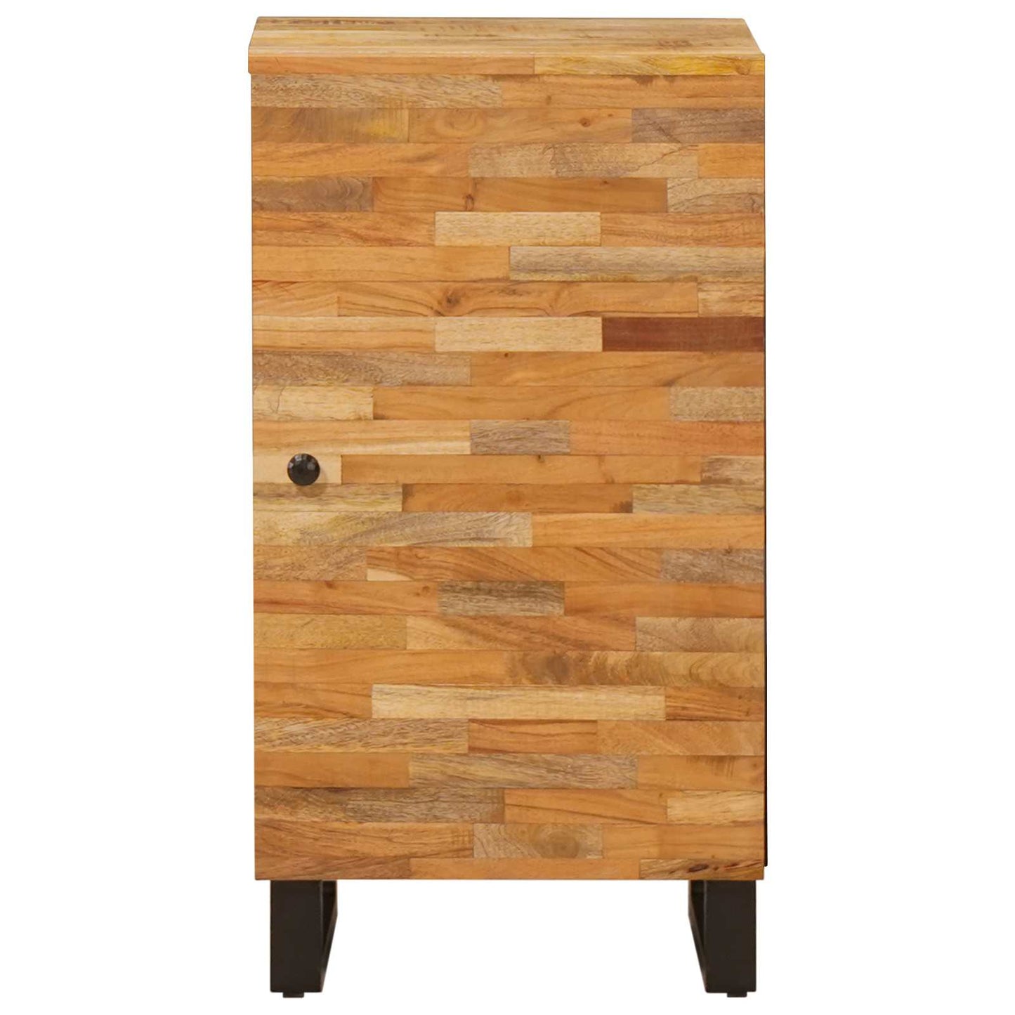 Mobile laterale Marrone 40 x 33 x 75 cm Legno di mango massello