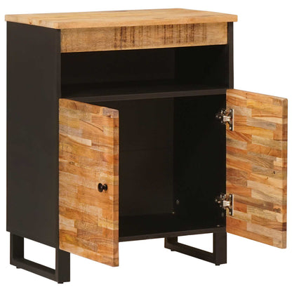 Mobile laterale Marrone 60 x 33 x 75 cm Legno di mango massello