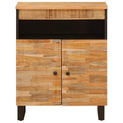 Mobile laterale Marrone 60 x 33 x 75 cm Legno di mango massello