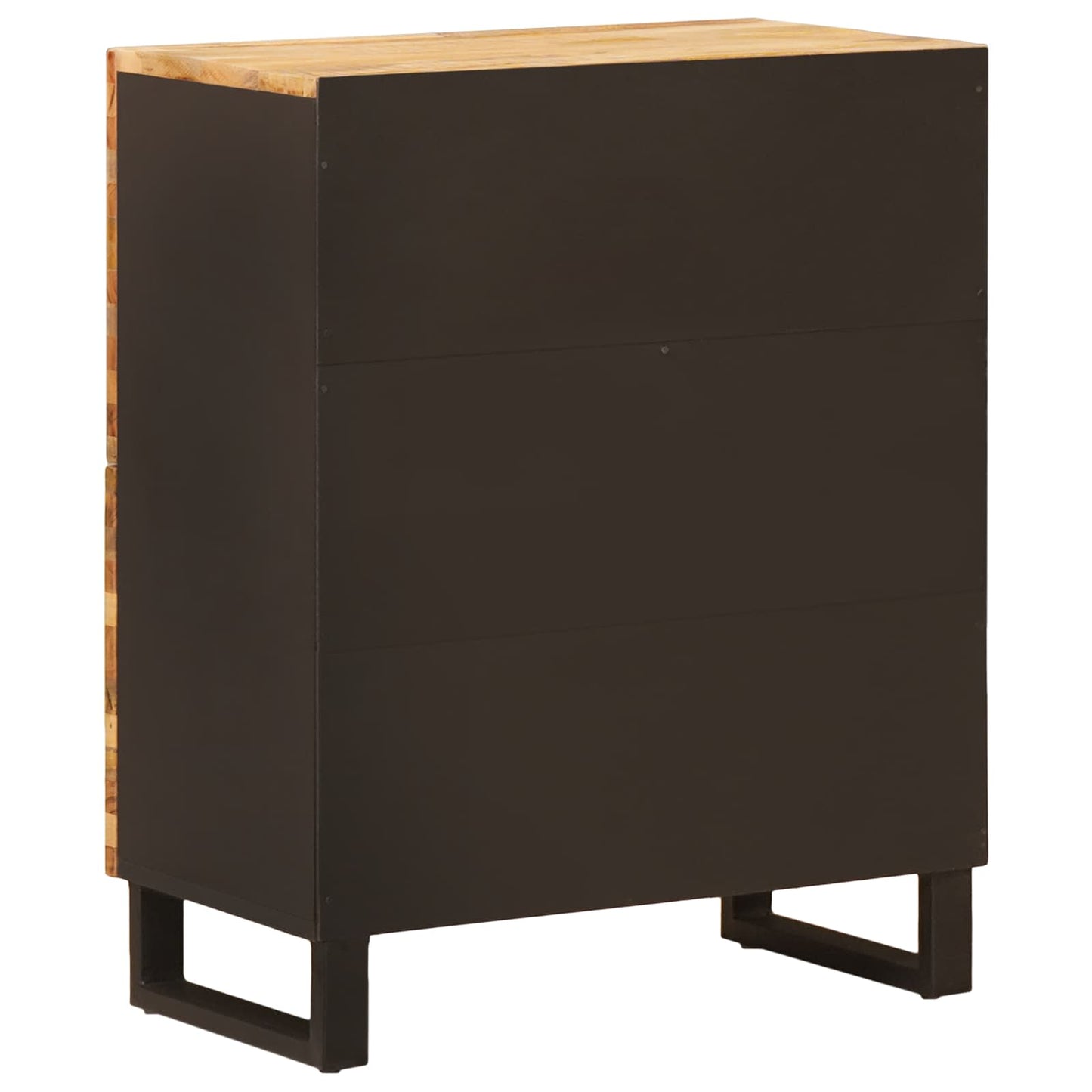 Mobile laterale Marrone 60 x 33 x 75 cm Legno di mango massello