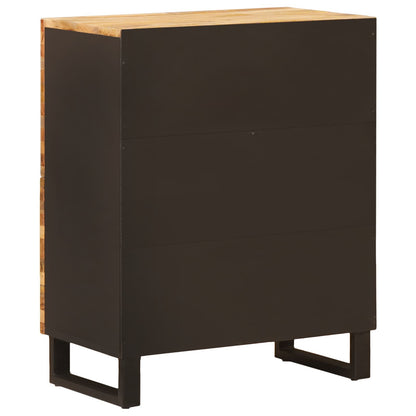 Mobile laterale Marrone 60 x 33 x 75 cm Legno di mango massello