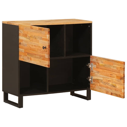 Mobile laterale Marrone 80 x 33 x 75 cm Legno di mango massello