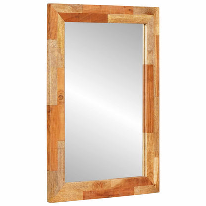 Specchio da bagno Rovere artigianale 50 x 70 x 2,5 cm