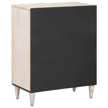 Credenza con Ripostiglio Bianco 60 x 33,5 x 75 cm