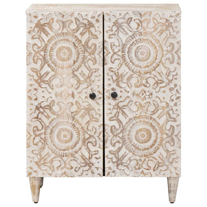 Credenza con Ripostiglio Bianco 60 x 33,5 x 75 cm