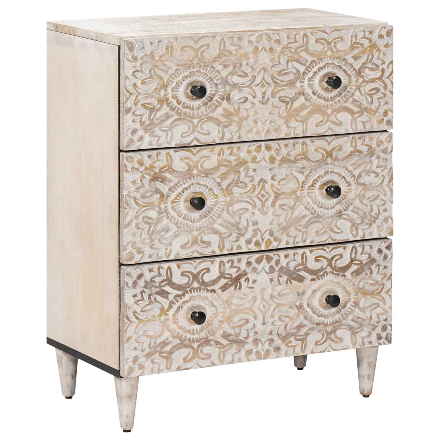 Credenza con Ripostiglio Bianco 60 x 33,5 x 75 cm