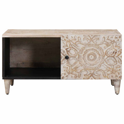 Tavolino da salotto Bianco 80 x 50 x 40 cm