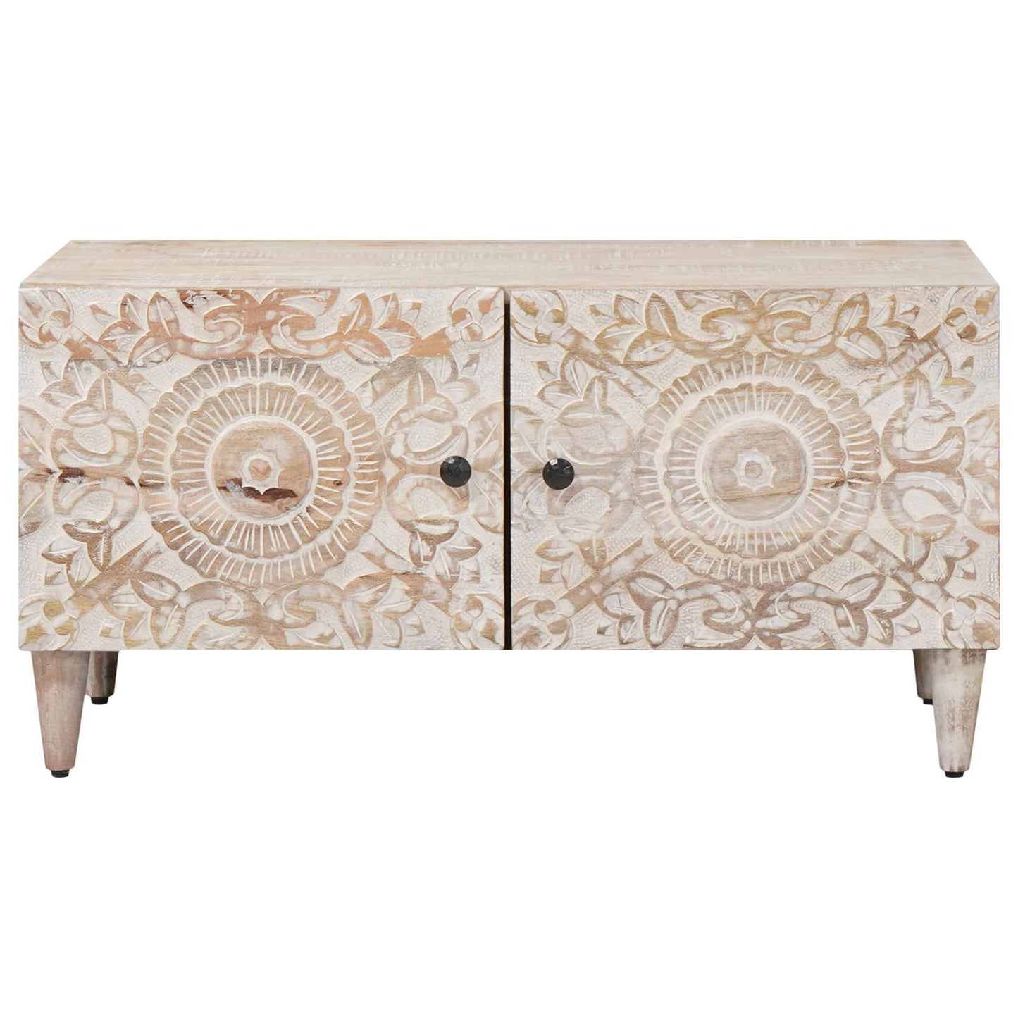 Tavolino da salotto Bianco 80 x 50 x 40 cm