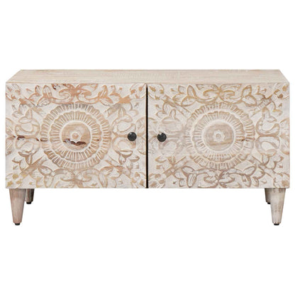 Tavolino da salotto Bianco 80 x 50 x 40 cm