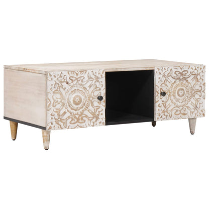 Tavolino da salotto Bianco 100 x 54 x 40 cm