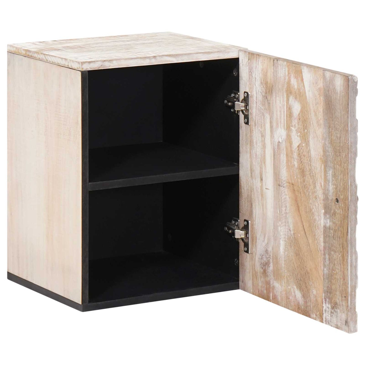Mobile Appeso da Bagno con porta Bianco 38 x 33,5 x 48 cm